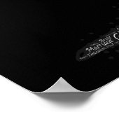 Poster Art Word Bride et Groom (Coin)