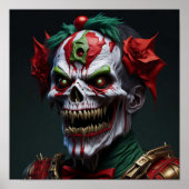 Poster Art zombie généré par IA (Devant)