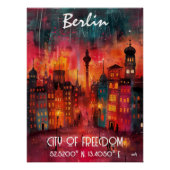 Poster Arte Contemporáneo Berlín: Ciudad de la Libertad (Devant)