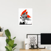 Poster Artefact corbeau (Bureau à domicile)