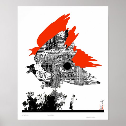 Poster Artefact corbeau (Devant)