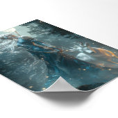 Poster Artémis, Chasse de la Lune - Déesse du Sauvage (Coin)