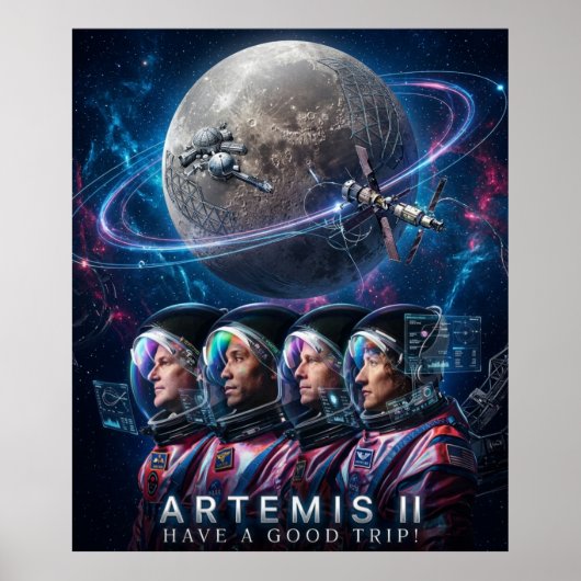 Poster ARTEMIS II Bon Voyage (Devant)