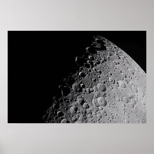 Poster Artemis Moon Mission Lunar Surface (Devant)