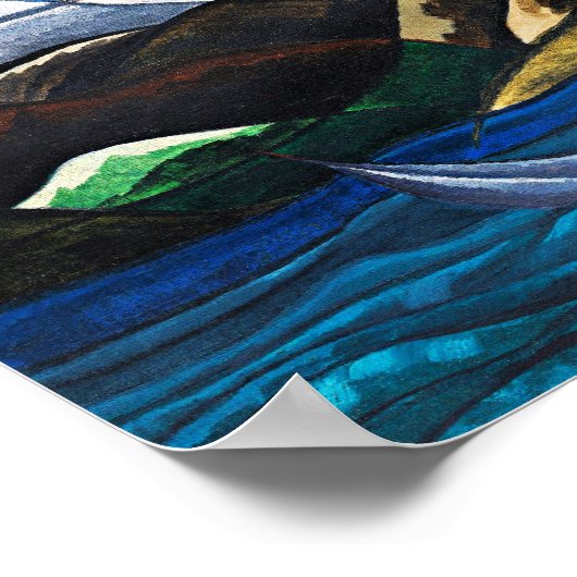 Poster Arthur Dove, Nuages et Eau (Coin)