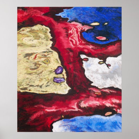 Poster Arthur Dove's 'Tree Forms and Water' (Devant)