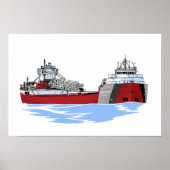 Poster Arthur M. Anderson, cargo des Grands Lacs (Devant)