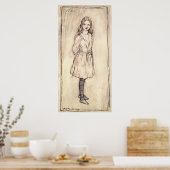 Poster Arthur Rackham Alice Au Pays Des Merveilles (Cuisine)