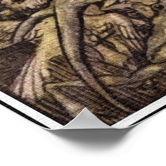 Poster Arthur Rackham Alice Au Pays Des Merveilles (Coin)