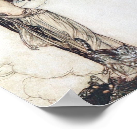 Poster Arthur Rackham Freya (Coin)