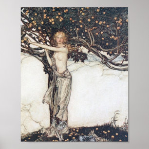 Poster Arthur Rackham Freya