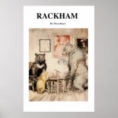 Poster Arthur Rackham Les Trois Ours (Devant)