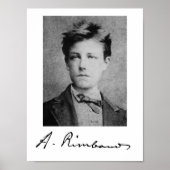 Poster Arthur Rimbaud (Devant)
