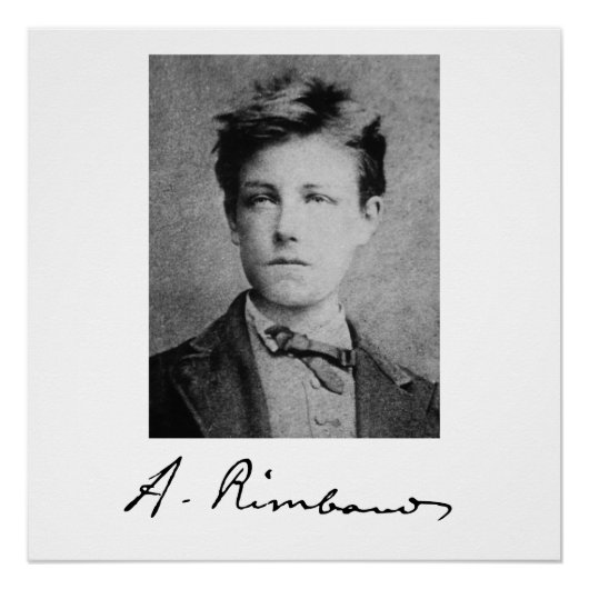 Poster Arthur Rimbaud (Devant)