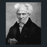 Poster Arthur Schopenhauer<br><div class="desc">Portrait d'Arthur Schopenhauer,  philosophe allemand le plus connu pour son oeuvre "Le monde comme volonté et représentation".</div>