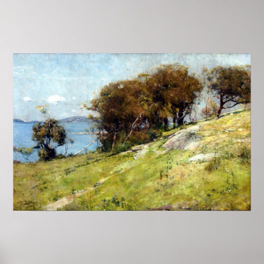 Poster Arthur Streeton Cremne Pastorale (Devant)