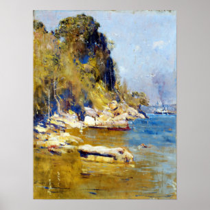Poster Arthur Streeton De Mon Camp (Sirius Cove)
