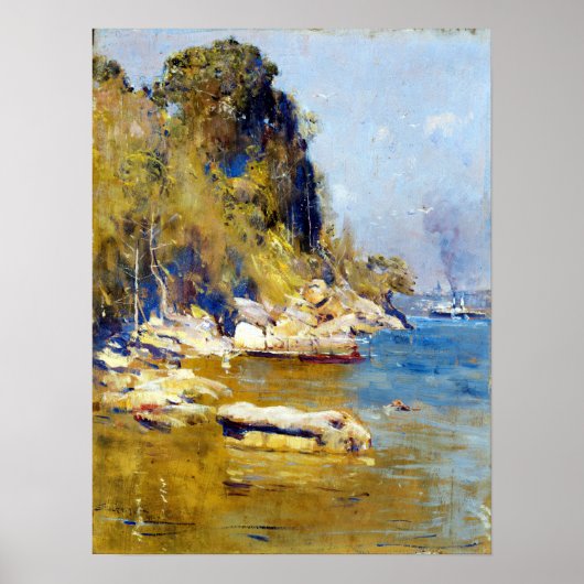 Poster Arthur Streeton De Mon Camp (Sirius Cove) (Devant)