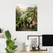 Poster Artichaut Rhinocéros (Bureau à domicile)
