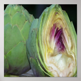 Poster Artichoke Art