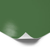 Poster Artichoke vert (couleur solide) (Coin)