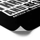 Poster Article 19 Citation (B&W) (Coin)