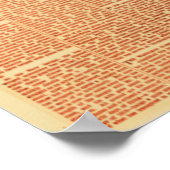 Poster Article de première page du journal Amelia Earhart (Coin)