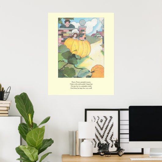 Poster Article Modèle archivé pour l'Oie-Mère (Bureau à domicile)