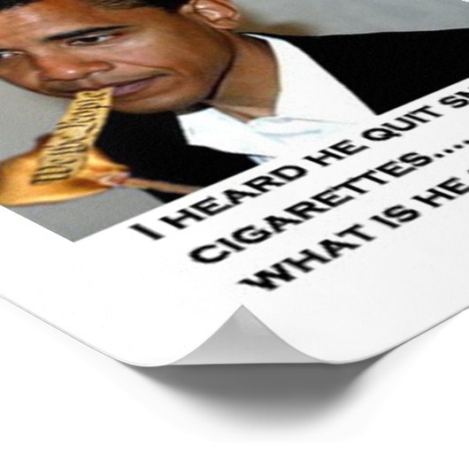 Poster Article sur le tabagisme (Coin)