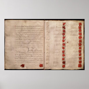 Poster Articles de l'Union entre l'Angleterre et l'Écosse