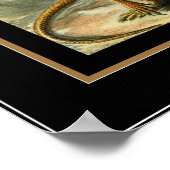 Poster  artiest Ernst Haeckel Lacertilia (Hoek)