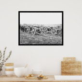 Poster Artillerie à Richmond, VA 1862 (Cuisine)