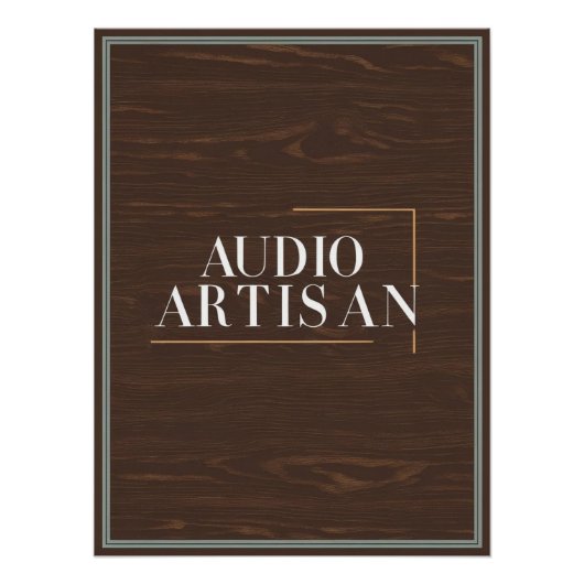 Poster Artisan Audio (Devant)