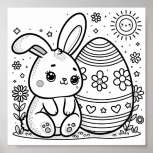 Poster Artisanat De Pâques Pour Enfants