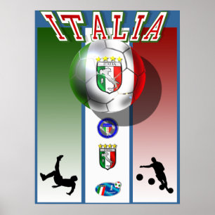 Poster Artisanat italien calcio sport de football coupe d