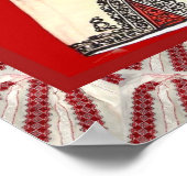 Poster artisanat roumain, gilet brodé (Coin)