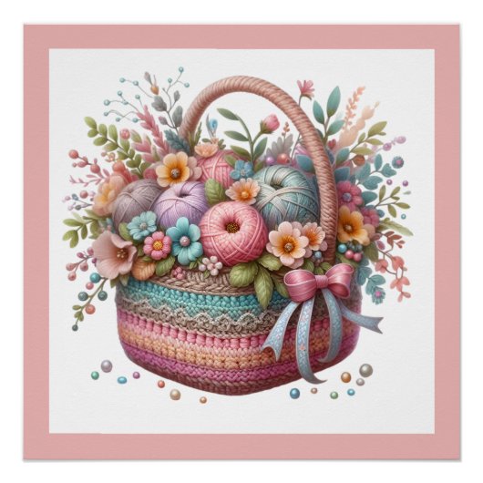 Poster Artisanat tricot Crochet (Devant)