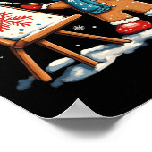 Poster Artist Gingerbread Painter Art Teacher Student Chr (Coin)