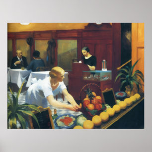 Poster Artiste Américain Edward Hopper Vintage 