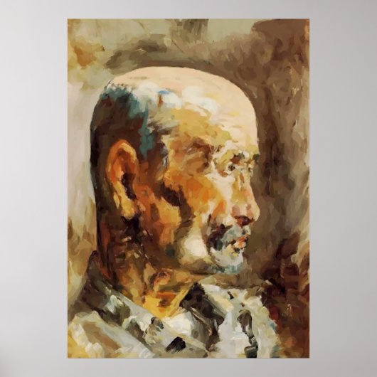 Poster Artiste Autoportrait (Devant)