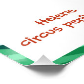 Poster Artiste de cirque Helene (Coin)