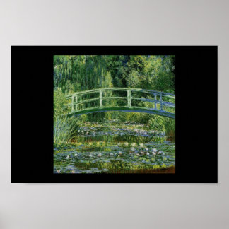 Poster Artiste de peinture de nature de pont de Monet