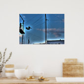 Poster Artiste de Trapeze à New York @ Seaport (Cuisine)