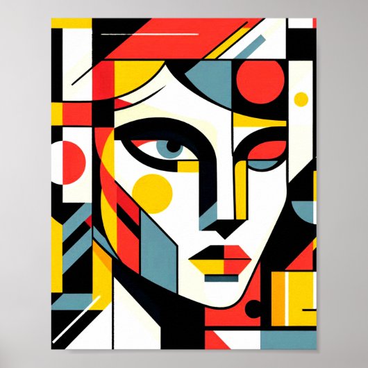 Poster Artiste d'une dame (Devant)