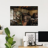 Poster Artiste graphique - La boutique d'impression (Bureau à domicile)