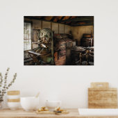 Poster Artiste graphique - La boutique d'impression (Cuisine)