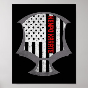 Poster Artiste martiale américaine Kenpo Karate
