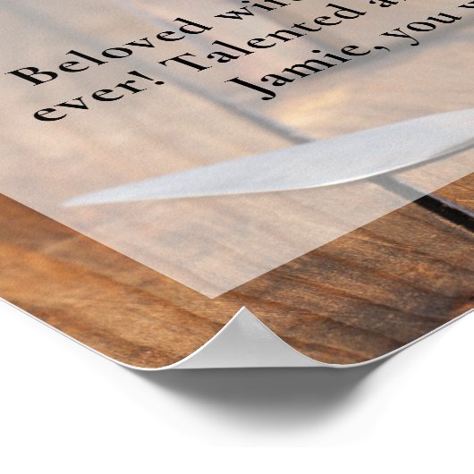 Poster Artiste, Peintre, Célébration de la vie Obsèques P (Coin)