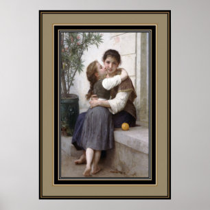 Poster Artistes Célèbres Un Petit Coaxing (1890)