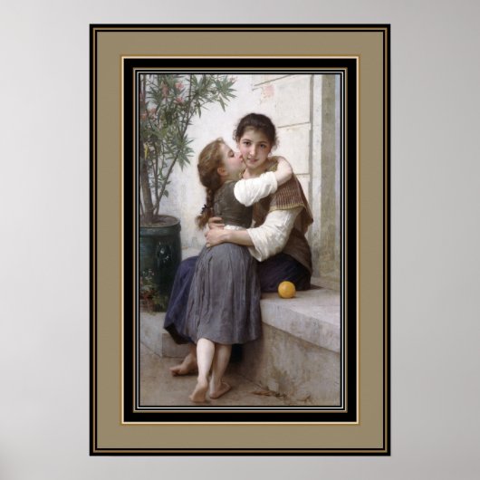 Poster Artistes Célèbres Un Petit Coaxing (1890) (Devant)